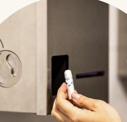 Tampon Binden Spender mechanisch